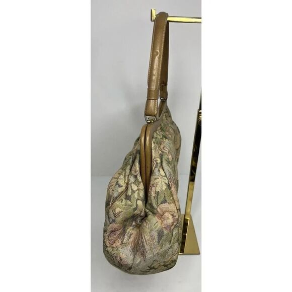 Vintage Empress Bags Handbag Floral Tapestry 1950's - Picture 7 of 12